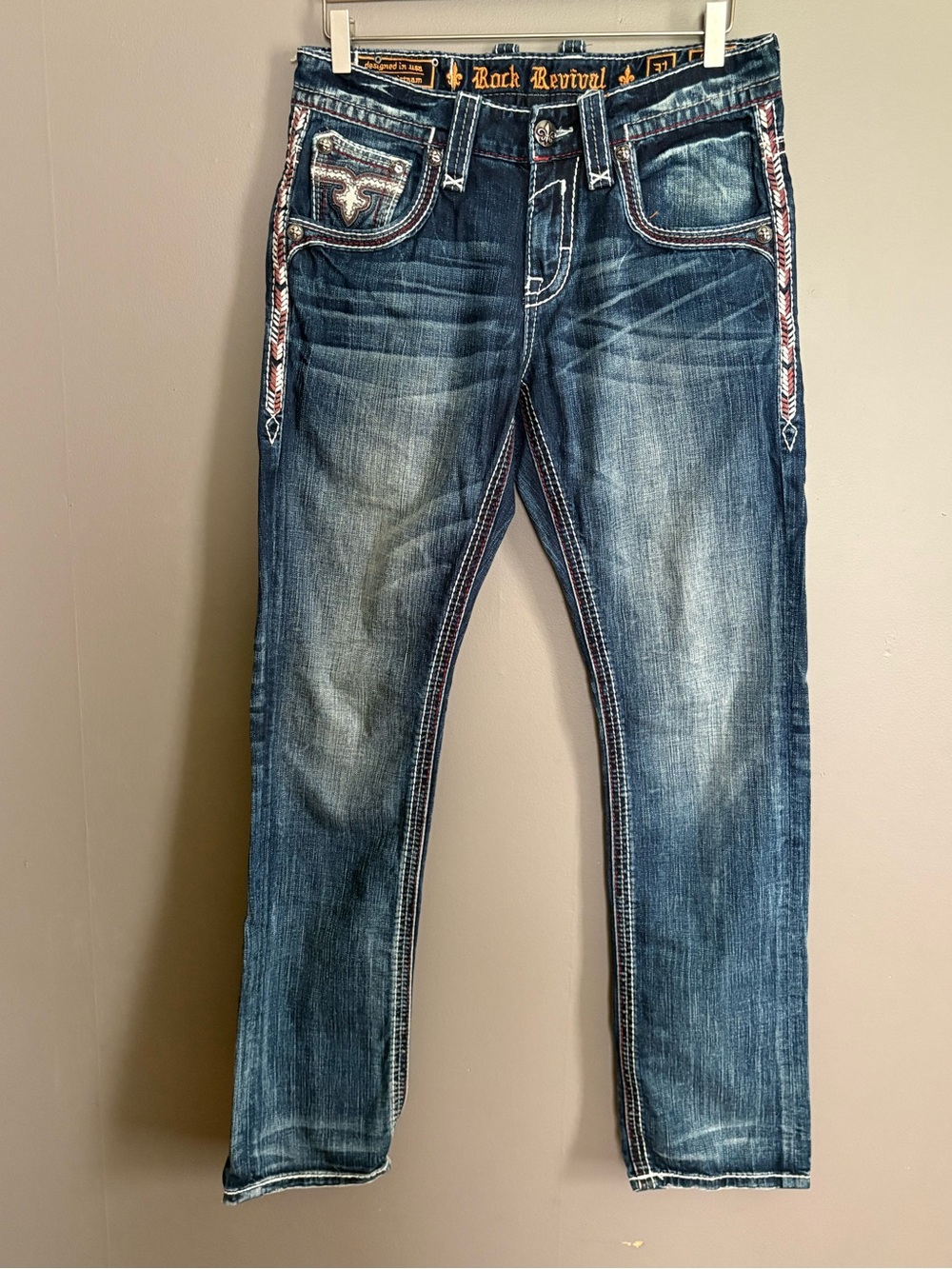 Rock Revival Cyrek Straight Jeans Size 31